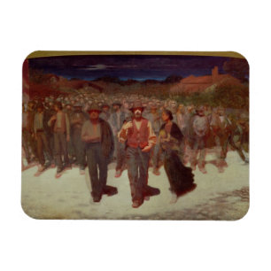 Fiumana (människatiden) 1895-96 (olja på kanfas) magnet