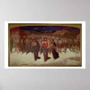 Fiumana (människatiden) 1895-96 (olja på kanfas) poster