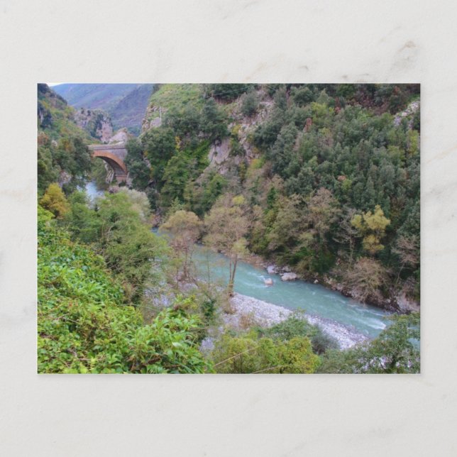 Fiume Lao nära Papasidero Vykort (Framsida)