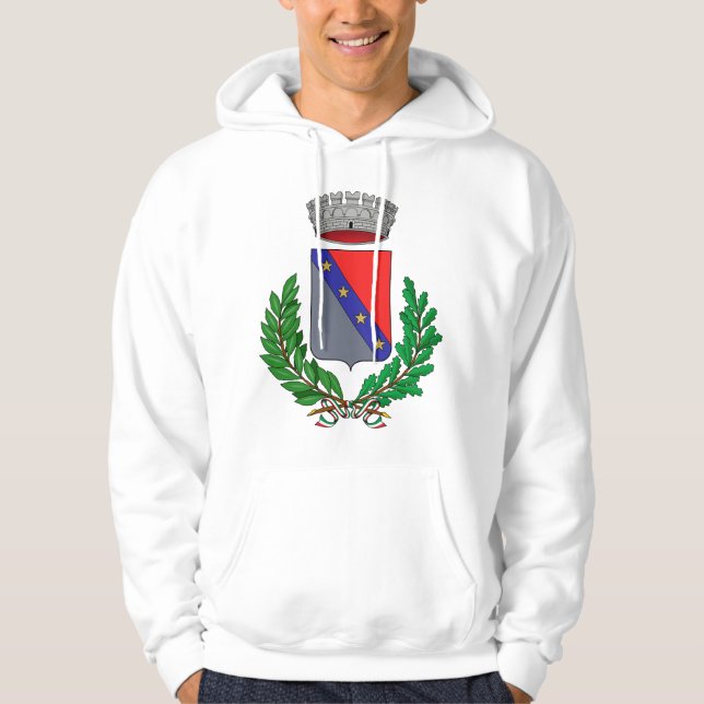 Fiume Veneto Stemma, italien Sweatshirt Med Luva (Framsida)