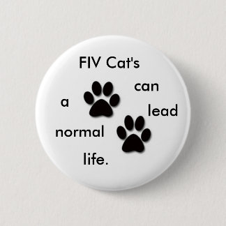 FIV-katt emblem Knapp