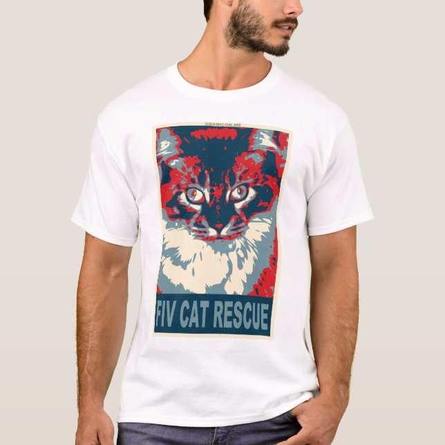 fiv-katt-rädding 1194465 tee shirt (Framsida)