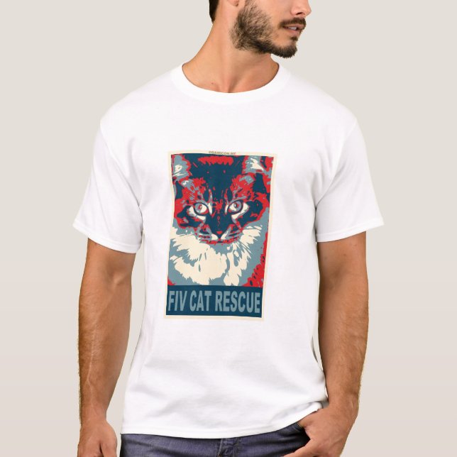 fiv-katt-rädding 1194465 tee shirt (Framsida)