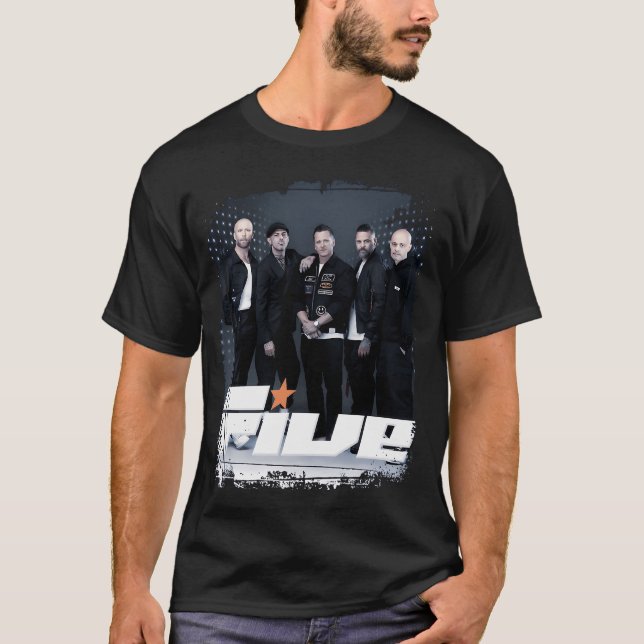 Five Band Tour 2025 T Shirt (Framsida)
