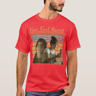 Five Feet Apart Romantik Kärlekshistoria T Shirt