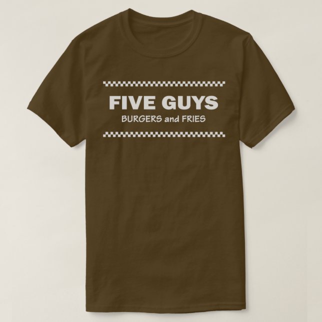 Five Guys Burgers and Fries  T Shirt (Design framsida)