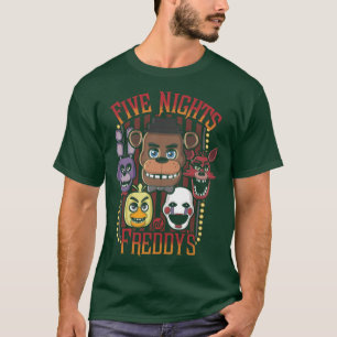 Five Nights At Freddys Pizzeria MultiKaraktär T Shirt