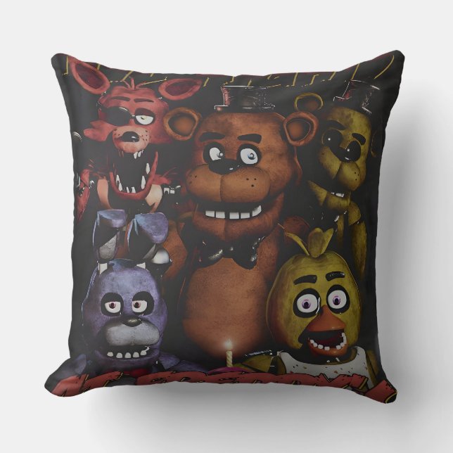 Five Nights at Freddy's Throw Pillow Kudde (Framsida)