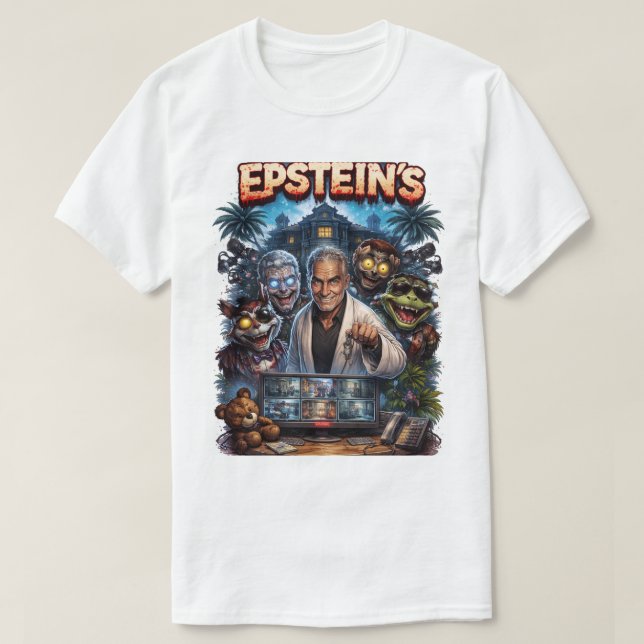 Five Nights Horror Island T-Shirt | Skräcknatt (Design framsida)