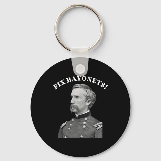 Fix Bayonets Civil Krig Quote Joshua Chamberlain Nyckelring (Framsida)
