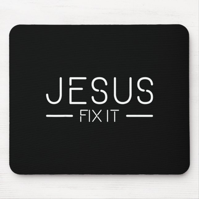 Fix It Jesus Funny Christian Fashion  Musmatta (Framsidan)