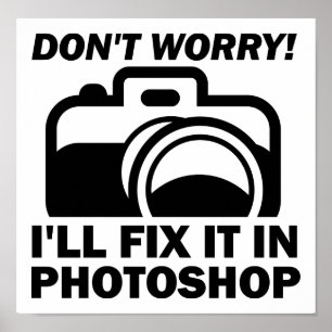 Fixa det i Photoshop Rolig Poster