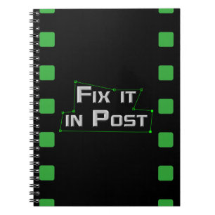 "Fixa det postar in" VFX-anteckningsboken Anteckningsbok Med Spiral