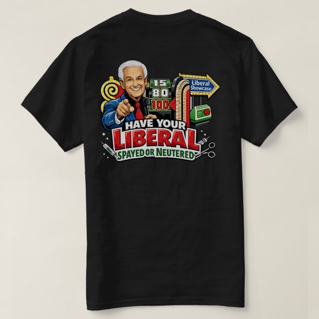 Fixa din liberal t-shirt (Design baksida)