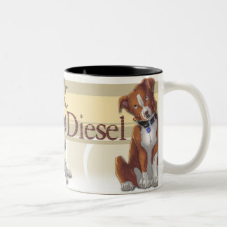 (Fixade) Kaya & diesel- mugg, Två-Tonad Mugg