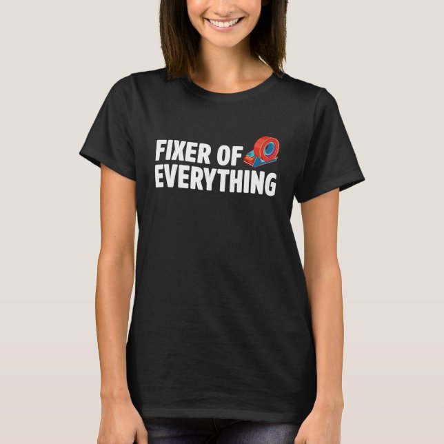 Fixer Of Everything Car  Automobile Mechanic Car R T Shirt (Framsida)