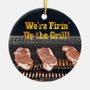 Fixera Grill! Julgransprydnad Keramik