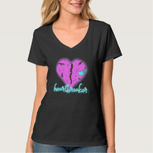 Fixerad bruten hjärtbandad hjärtbrytare t shirt