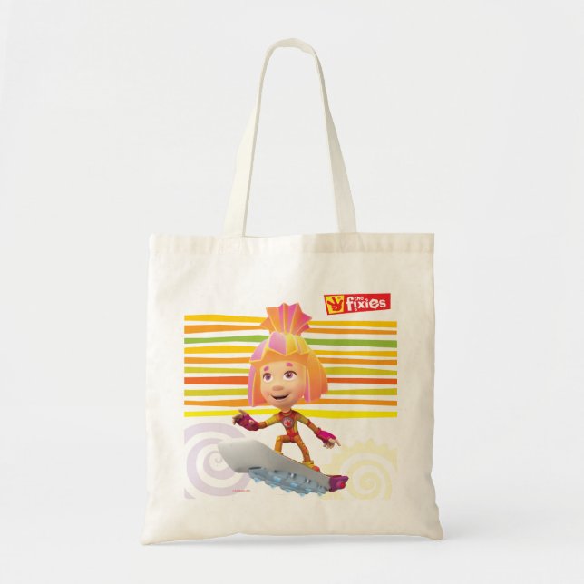 Fixiesen | Simka på henne fixieboard Tygkasse (Framsidan)