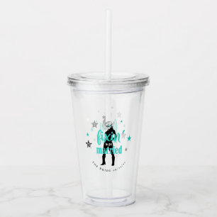 Fixin' Bruden Disco Sängkammarparty Teal ID925 Take Away Mugg