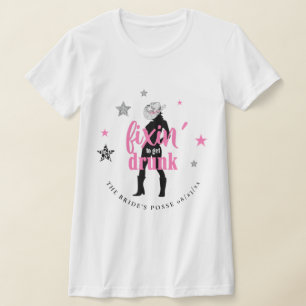 Fixin' The Posse Disco Sänglingskaft ID925 T Shirt