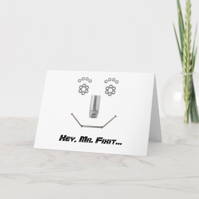 Fixit Fars dag Card Kort (Framsida)