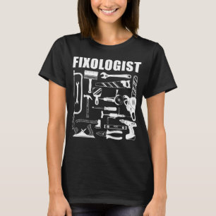 Fixolog Snickare Träarbetare DIY Hantverkare Rolig T Shirt