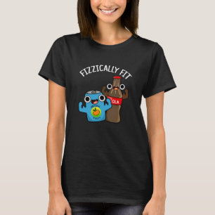 Fizzic Fit Funny Fizzy Cola Pun Mörk BG T Shirt