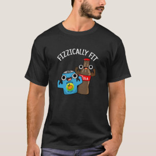 Fizzic Fit Funny Fizzy Cola Pun Mörk BG T Shirt