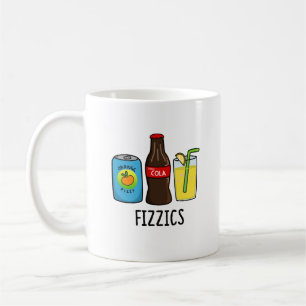 Fizzics Funny Fizzy Cola Drinks Pun Kaffemugg