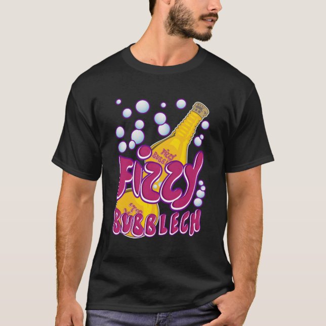 Fizzy Bubblech Drink T Shirt (Framsida)