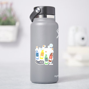 Fizzy Liiting Drink Graphic Klistermärken
