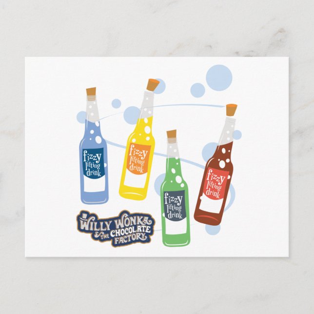 Fizzy Liiting Drink Graphic Vykort (Framsida)