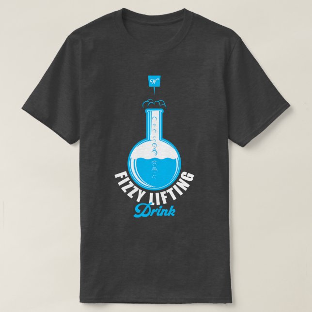 Fizzy Liiting Drink Willy Wonka Charlie och Ch T Shirt (Design framsida)