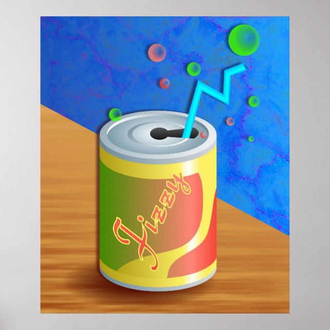Fizzy Soda Drink Poster (Framsidan)