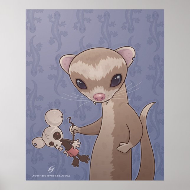 Fizzy The Ferret Poster (Framsidan)