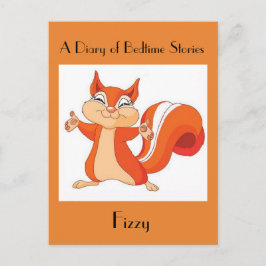 Fizzy the Playful Squirrel-vykort Vykort