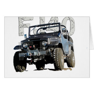 FJ40 Landkryssningsapparat Hälsningskort