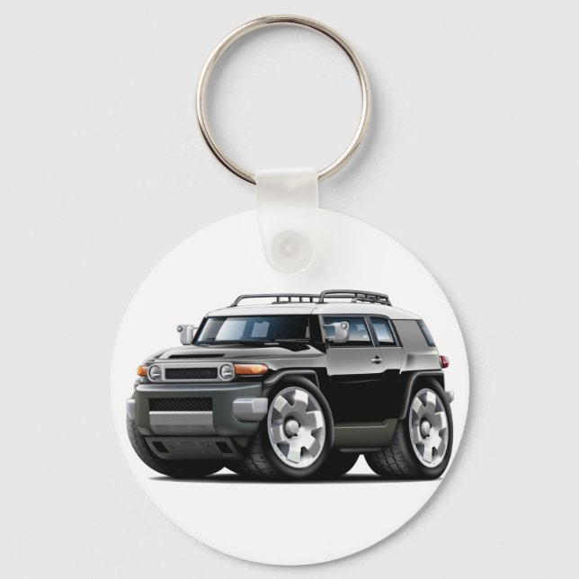 Fj Cruiser Black Car Nyckelring (Framsida)