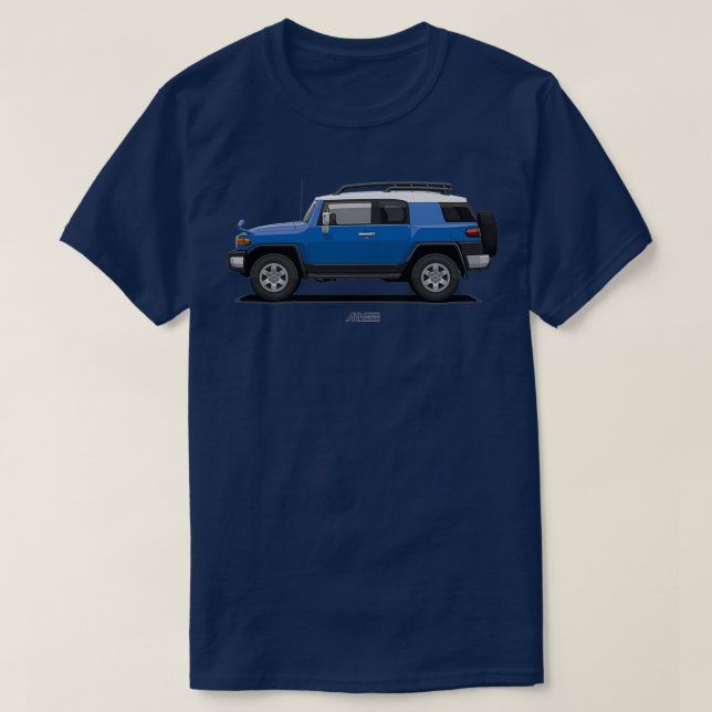 FJ CRUISER BLUE T SHIRT (Design framsida)