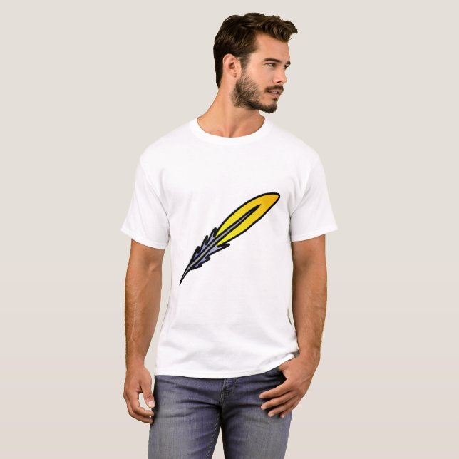 Fjäder T Shirt (Hel framsida)