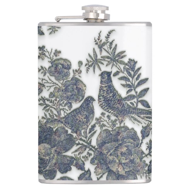 Fjäderämnen i blommor fickplunta (Framsidan)