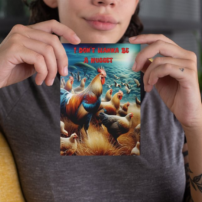 Fjäderbeklädd samling: Kycklingar som strövar omkr Vykort (Skapare uppladdad)