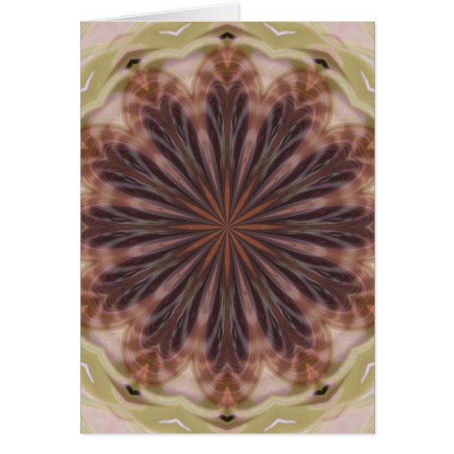 Fjädercirkel Hälsningskort (Framsidan)