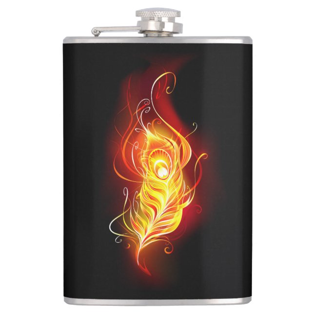 Fjäderfä av brandboskap fickplunta (Framsidan)