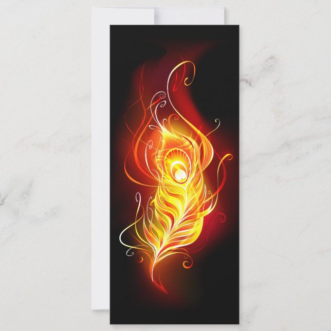 Fjäderfä av brandboskap julkort (Framsida)