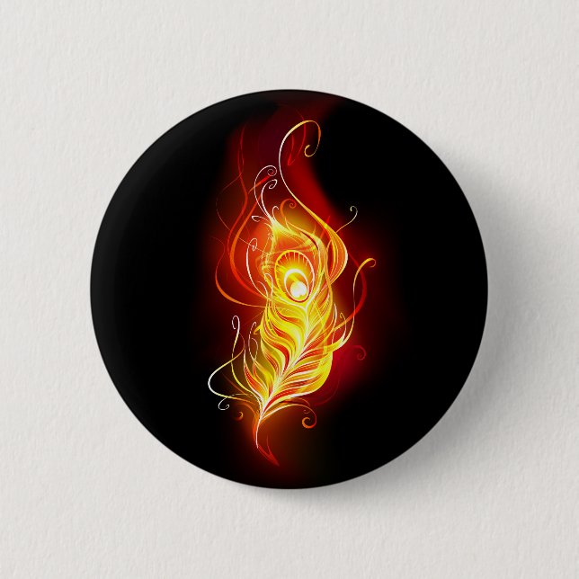 Fjäderfä av brandboskap knapp (Framsida)