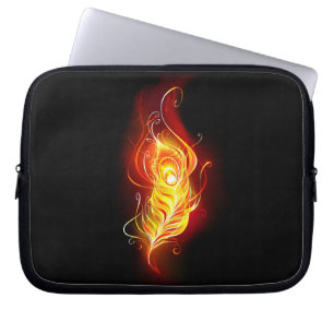 Fjäderfä av brandboskap laptop fodral