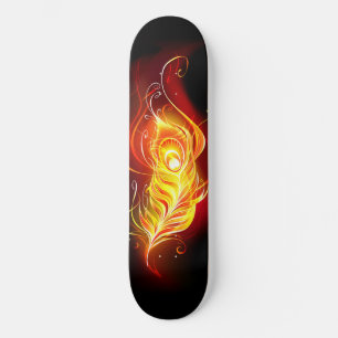 Fjäderfä av brandboskap mini skateboard bräda 18,5 cm