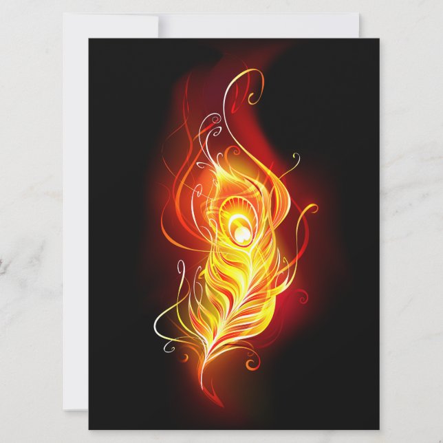 Fjäderfä av brandboskap spara datumet (Framsida)